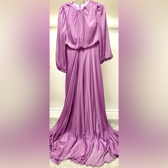 Long Sleeve Maxi Dress Evening Gown - Picture 2 of 2